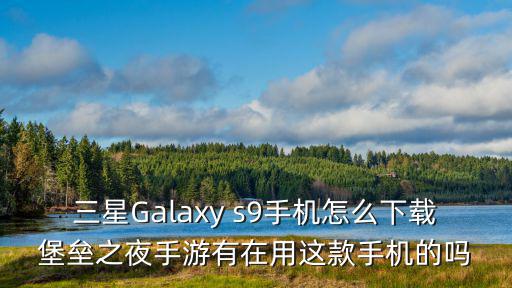 三星Galaxy s9手机怎么下载堡垒之夜手游有在用这款手机的吗