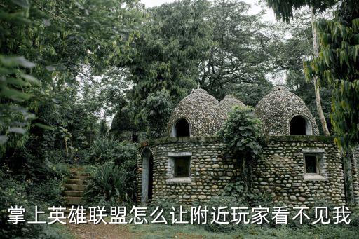 掌上英雄联盟怎么让附近玩家看不见我