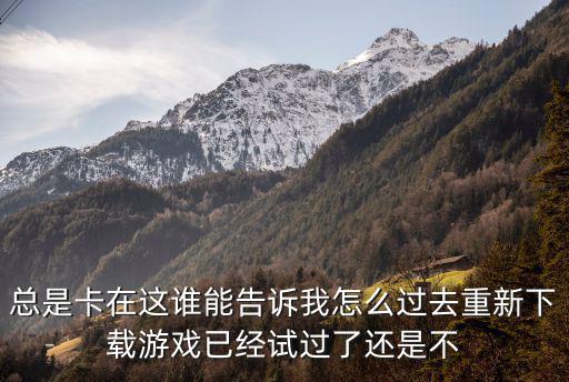 总是卡在这谁能告诉我怎么过去重新下载游戏已经试过了还是不