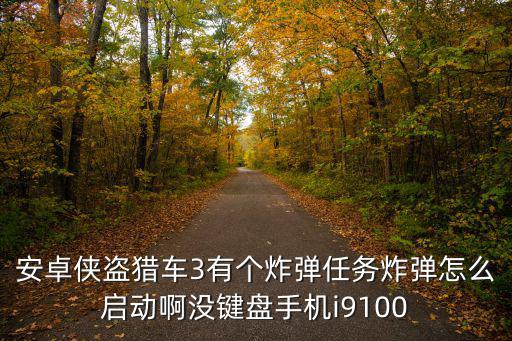 安卓侠盗猎车3有个炸弹任务炸弹怎么启动啊没键盘手机i9100