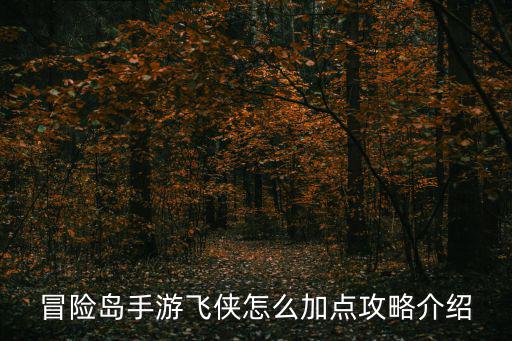 冒险岛手游飞侠怎么加点攻略介绍