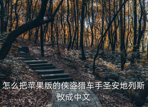 手游圣安地列斯怎么调中文模式，怎么把苹果版的侠盗猎车手圣安地列斯改成中文