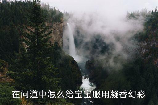 在问道中怎么给宝宝服用凝香幻彩