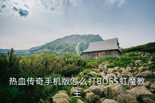 热血传奇手游怎么打副本，热血传奇手机版世界BOSS怎么击杀