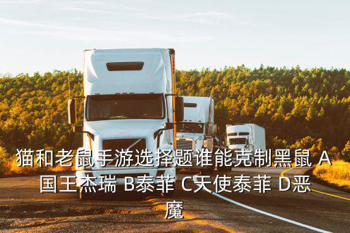猫和老鼠手游选择题谁能克制黑鼠 A国王杰瑞 B泰菲 C天使泰菲 D恶魔