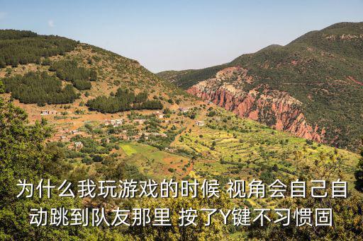 为什么我玩游戏的时候 视角会自己自动跳到队友那里 按了Y键不习惯固