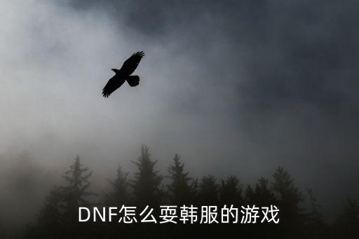 DNF怎么耍韩服的游戏