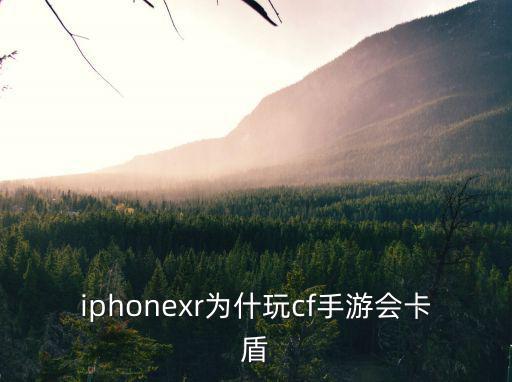 iphonexr为什玩cf手游会卡盾