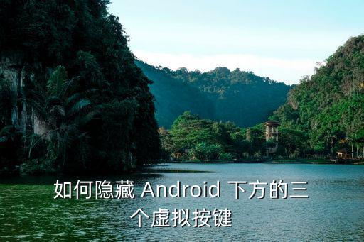 如何隐藏 Android 下方的三个虚拟按键