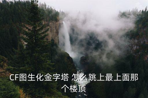 CF图生化金字塔 怎么跳上最上面那个楼顶