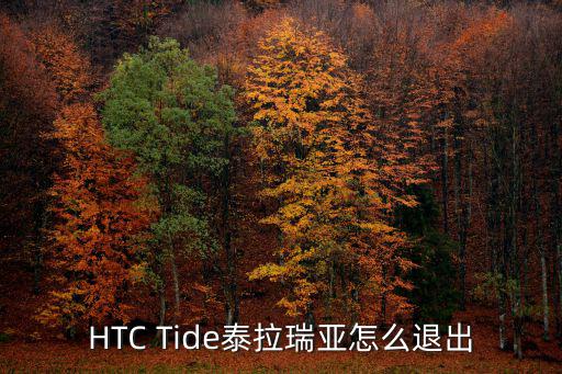 泰拉瑞亚国服手游怎么退款，HTC Tide泰拉瑞亚怎么退出