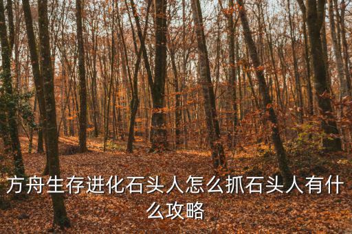 方舟手游石头人技能怎么点，方舟手游技能点不够怎么办