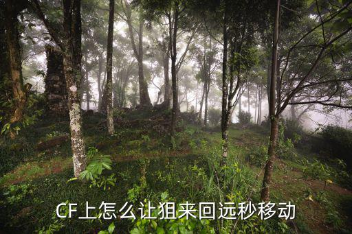 火线手游打狙敌人来回移动怎么打，穿越火线中打狙那个瞬移怎么打的啊
