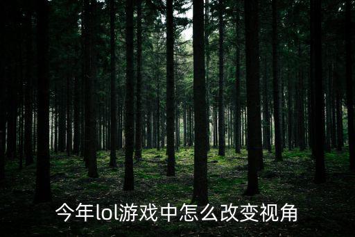 lol手游视野怎么才能更开阔，怎么样才能使自己的视野更宽阔