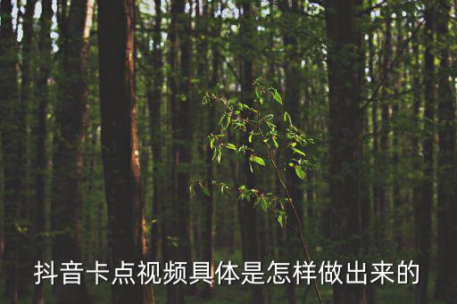 抖音卡点手游怎么做，怎么在抖音卡点