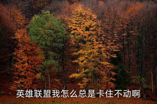 英雄联盟手游怎么老卡住，玩英雄联盟老卡死不动怎么回事啊