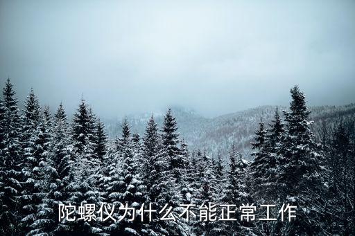 陀螺仪为什么不能正常工作