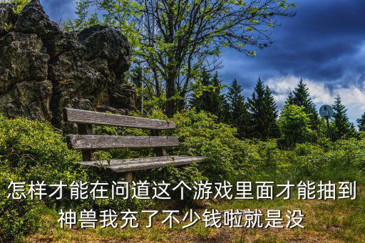 怎样才能在问道这个游戏里面才能抽到神兽我充了不少钱啦就是没