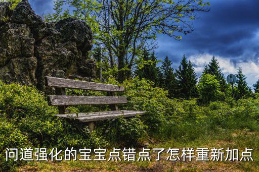 问道强化的宝宝点错点了怎样重新加点