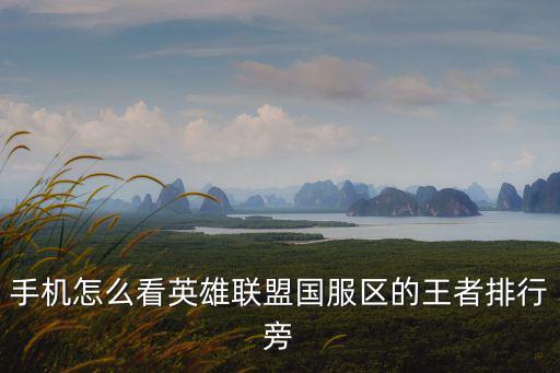 手机怎么看英雄联盟国服区的王者排行旁