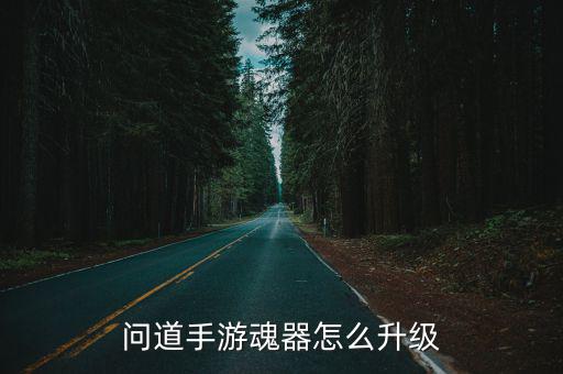 问道手游魂器怎么升级
