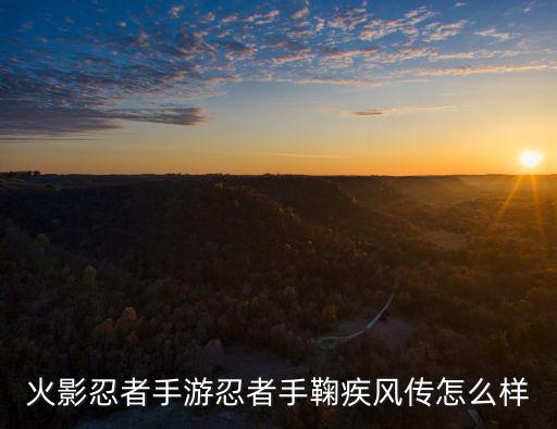 火影手游疾风传怎么样，火影忍者手游日向雏田疾风传厉害吗