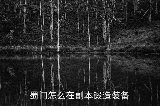 蜀门怎么在副本锻造装备
