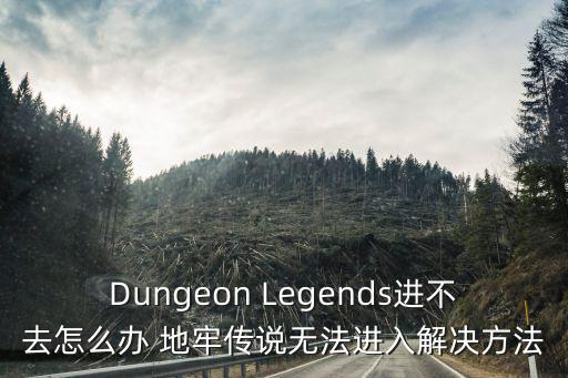 Dungeon Legends进不去怎么办 地牢传说无法进入解决方法