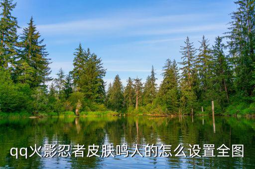 qq火影忍者皮肤鸣人的怎么设置全图