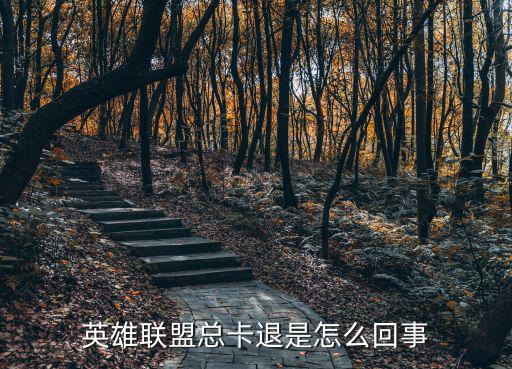 英雄联盟总卡退是怎么回事