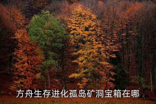 方舟生存进化孤岛矿洞宝箱在哪