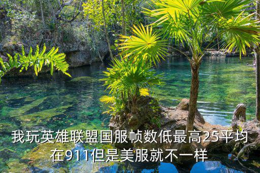 我玩英雄联盟国服帧数低最高25平均在911但是美服就不一样