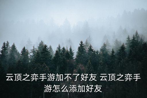 云顶手游国际版怎么加好友，云顶之弈手游加不了好友 云顶之弈手游怎么添加好友