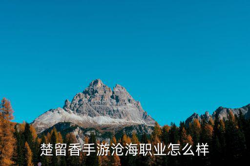 沧海谣手游怎么样，游戏沧海好玩吗