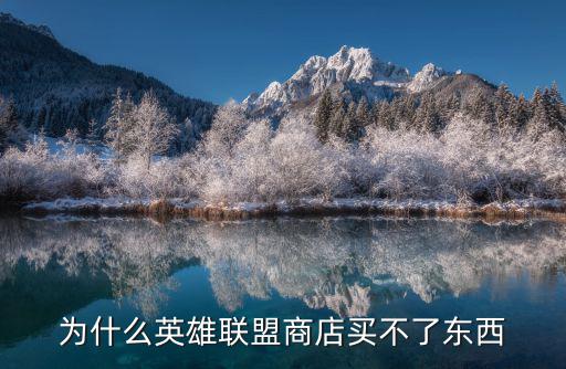 lol手游龙魂商店怎么买不了，LOL英雄联盟商店买不了东西