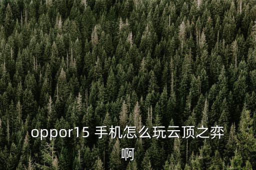 oppor15 手机怎么玩云顶之弈啊