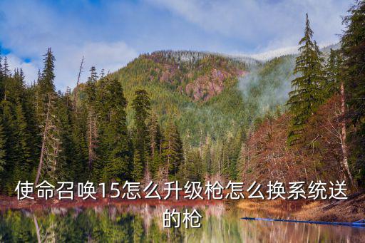使命召唤手游怎么给枪支升级，使命召唤ol武器怎么升级