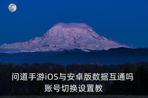 问道手游iOS与安卓版数据互通吗 账号切换设置教