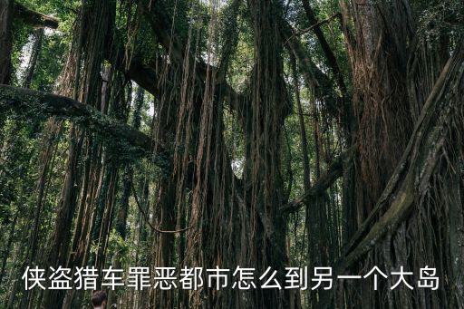 侠盗猎车罪恶都市怎么到另一个大岛
