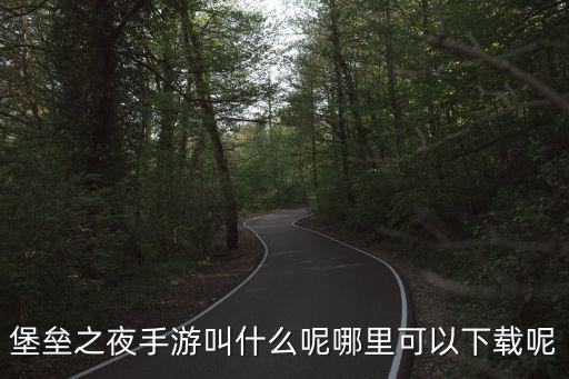 Propnight手游怎么下载，堡垒之夜手游叫什么呢哪里可以下载呢