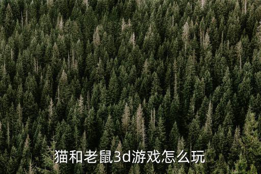 猫和老鼠3d游戏怎么玩