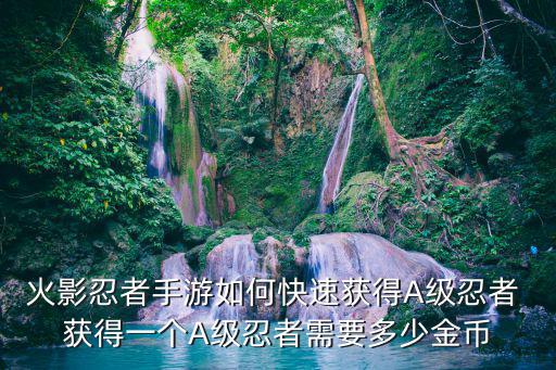 火影忍者手游怎么买a忍碎片，火影忍者手游A忍疾风传我爱罗现在怎么得
