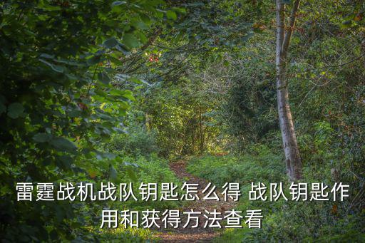 雷霆战机战队钥匙怎么得 战队钥匙作用和获得方法查看