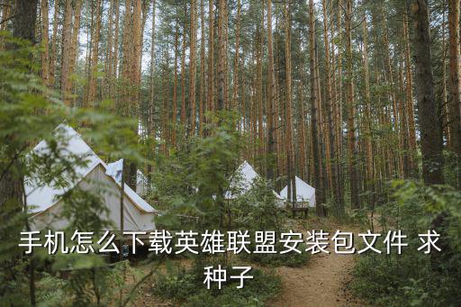 手机上怎么下载手游英雄联盟，英雄联盟手机版在哪下载