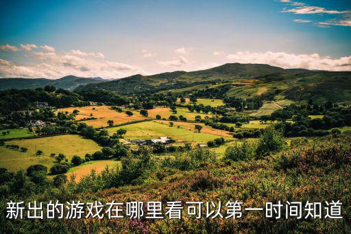 怎么看最新的手游，在哪里可以找到最新好玩的手游游戏啊求推荐
