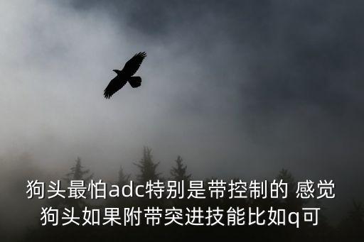 狗头最怕adc特别是带控制的 感觉狗头如果附带突进技能比如q可