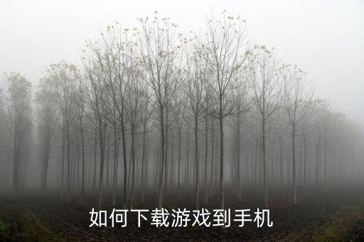 极限竞速地平线5怎么下载手游，怎么下载游戏到手机上