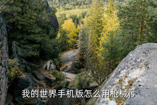 我的世界手机版怎么用枪械js