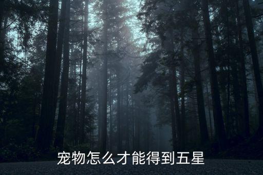 奥拉星手游五星兽怎么获得，宠物怎么才能得到五星