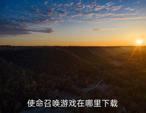 使命召唤游戏在哪里下载